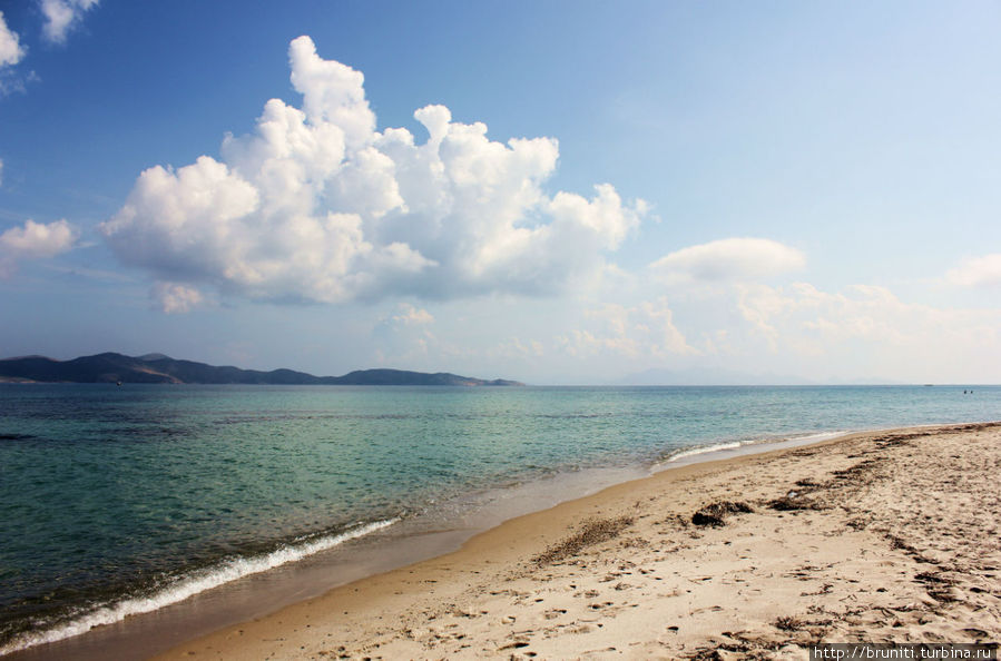 песчаные пляжи Мармари Кос, остров Кос, Греция
