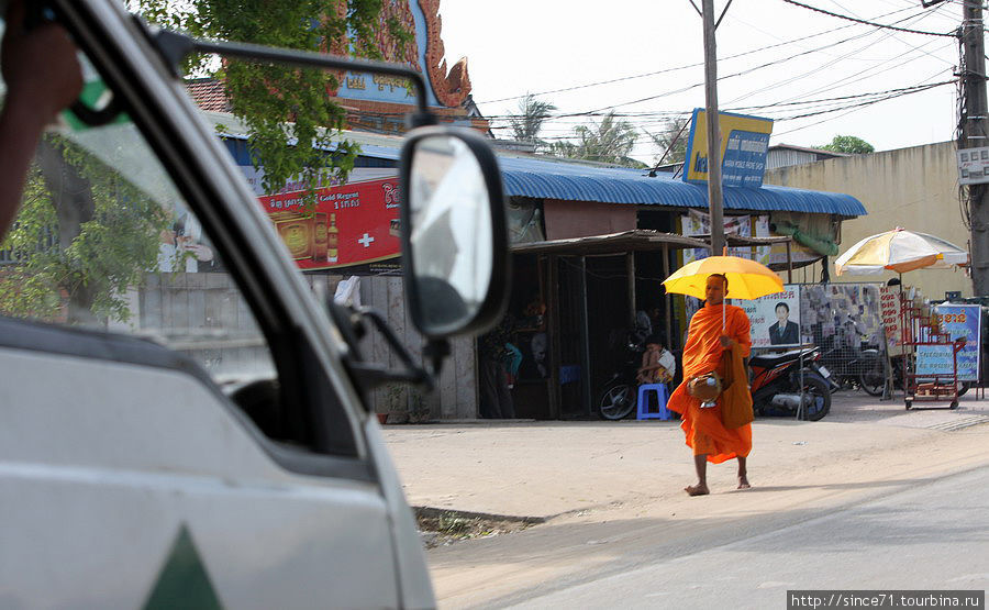 Камбоджа.  На дорогах Камбоджа