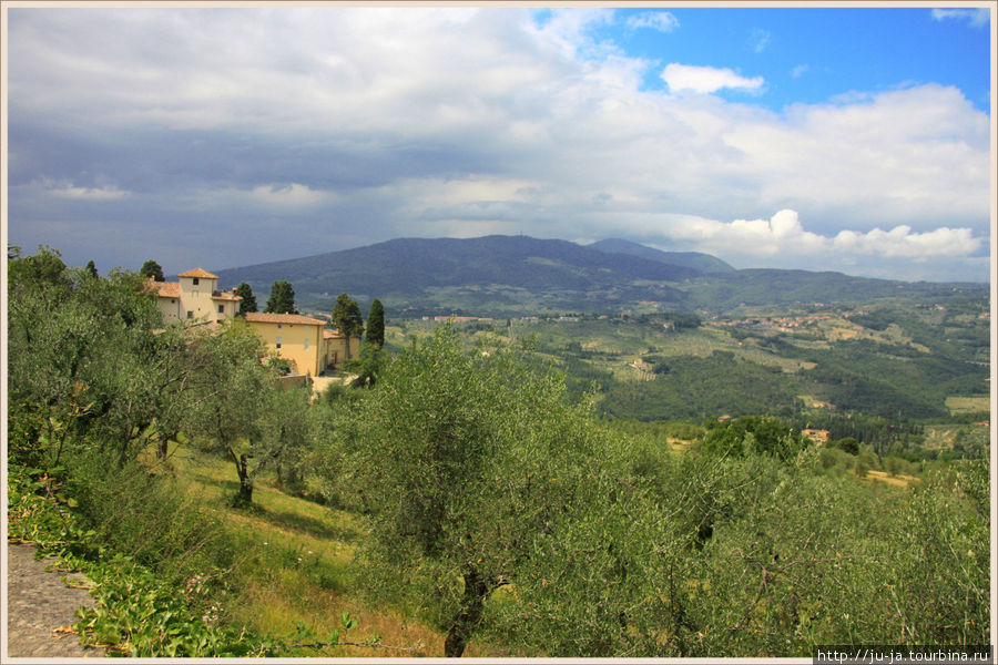 Улочки и оливковые рощи Фьезоле Фьезоле, Италия