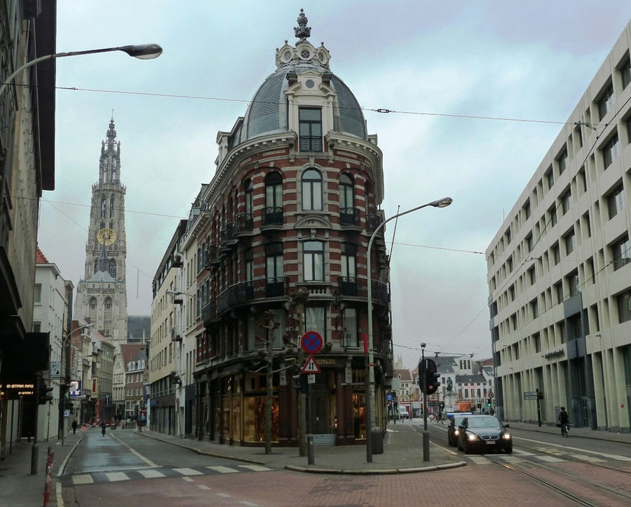 По Антверпену пешком и с картой Антверпен, Бельгия