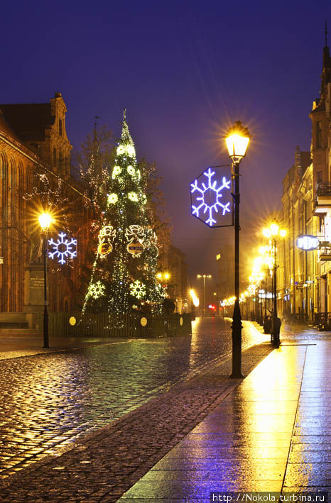 Торунь в Рождество и на Новый Год Торунь, Польша