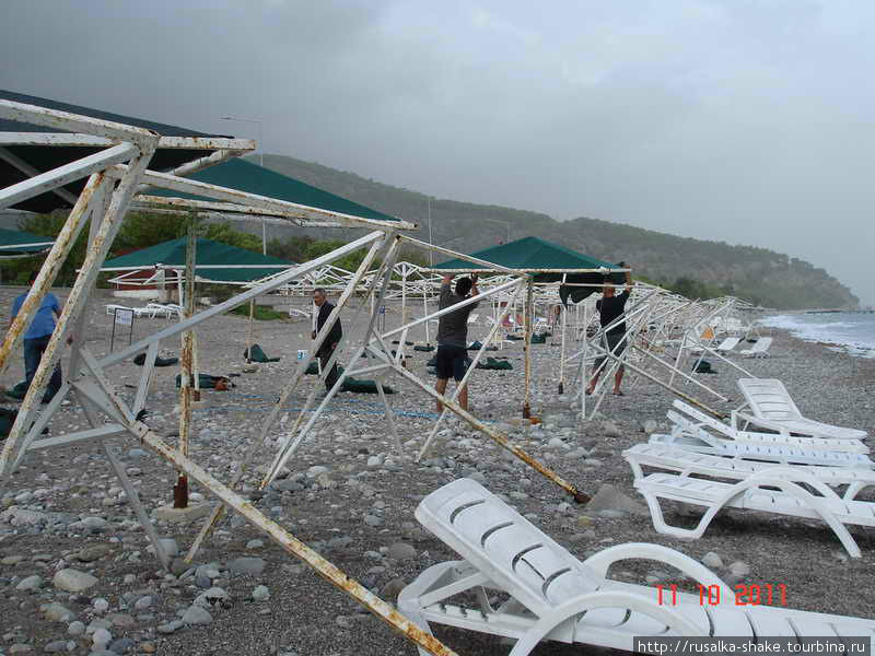 После шторма Бельдиби, Турция