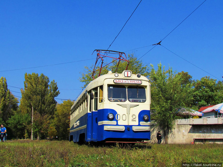 На конечной Улица Кирова. Донецк, Украина