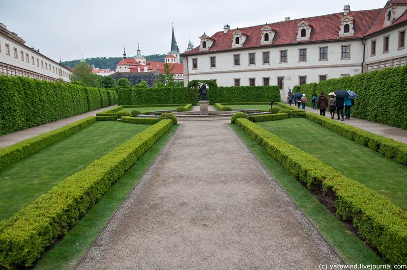 Вальдштейнские сады Прага, Чехия