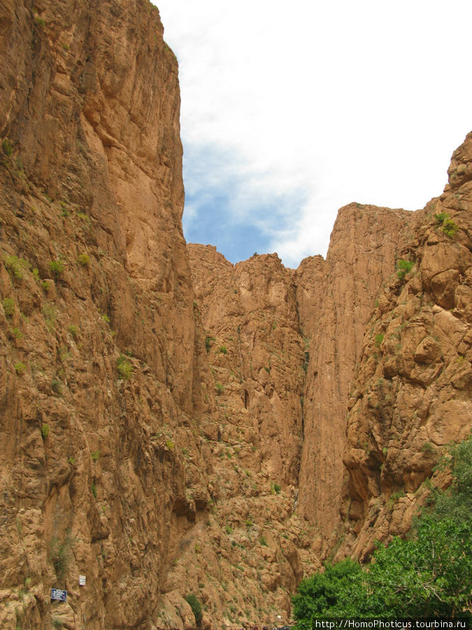 Ущелье треснувшей горы Варзазат, Марокко