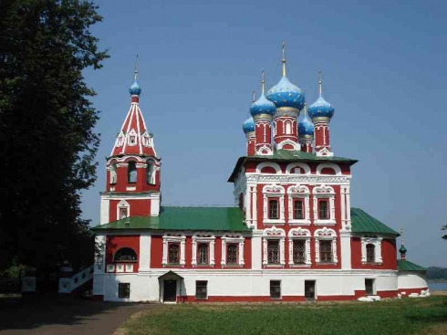церковь, поставленная на месте гибели царевича Дмитрия Углич, Россия
