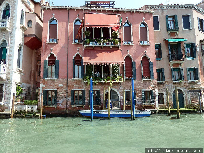 Большой канал, особняк Венеция, Италия