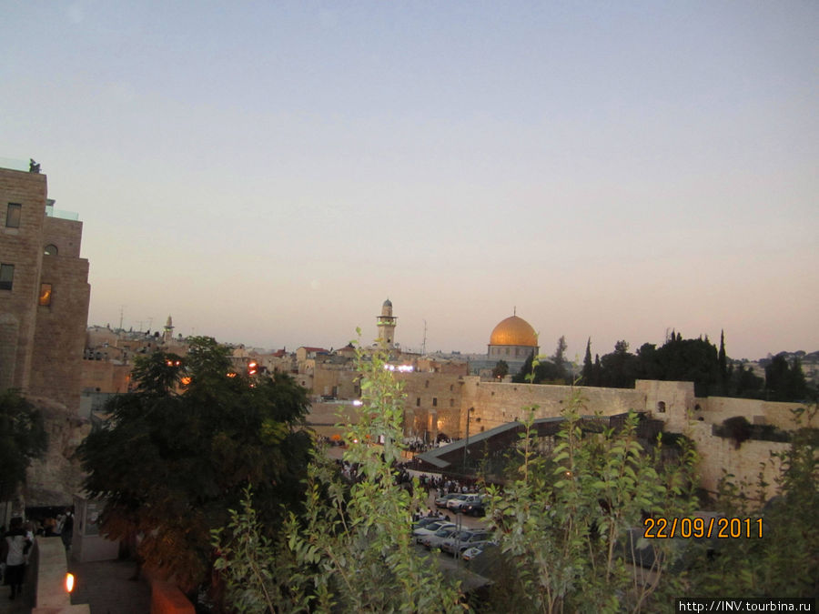 Мечеть Аль-Акса и церковь храма Господня рядом Иерусалим, Израиль
