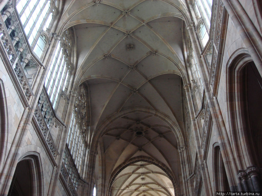 Потолок в соборе св. Вита Прага, Чехия