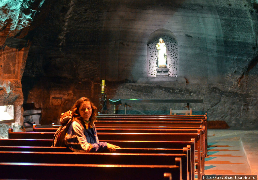 Сюрреалистические краски соляного собора в Сипакире :) Сипакира, Колумбия