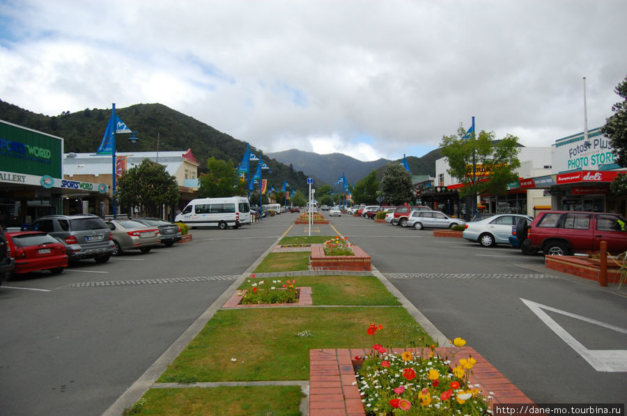 Центральная улица Пиктон, Новая Зеландия
