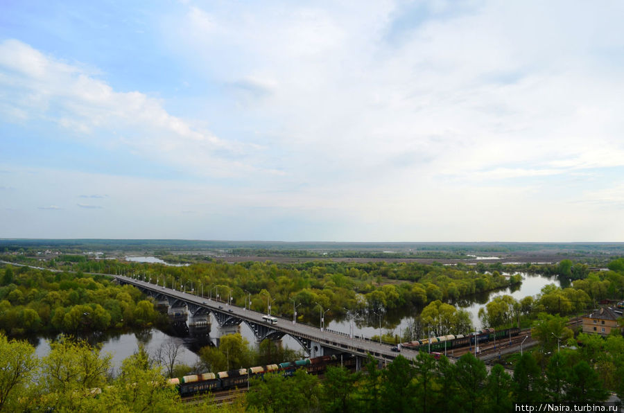Вид на реку Клязьму Владимир, Россия