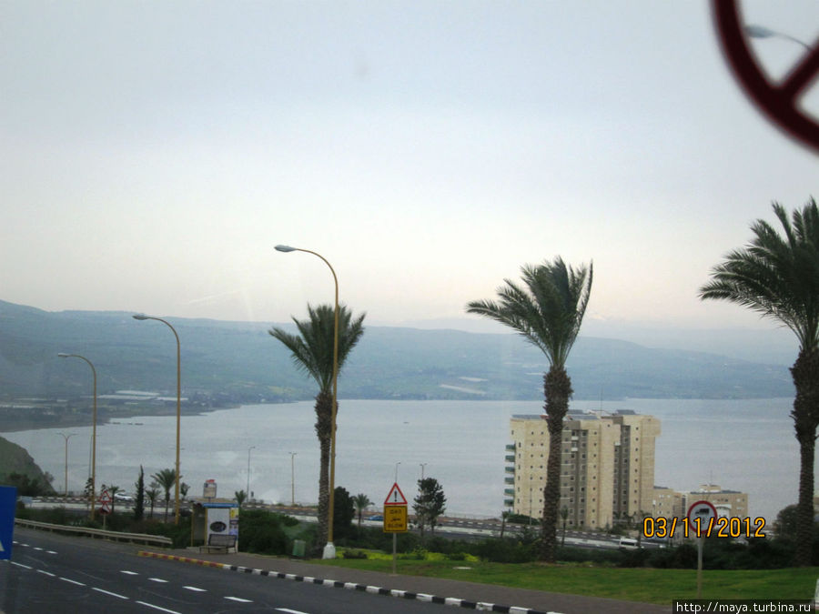 Галилея весенняя Галилейское море озеро, Израиль