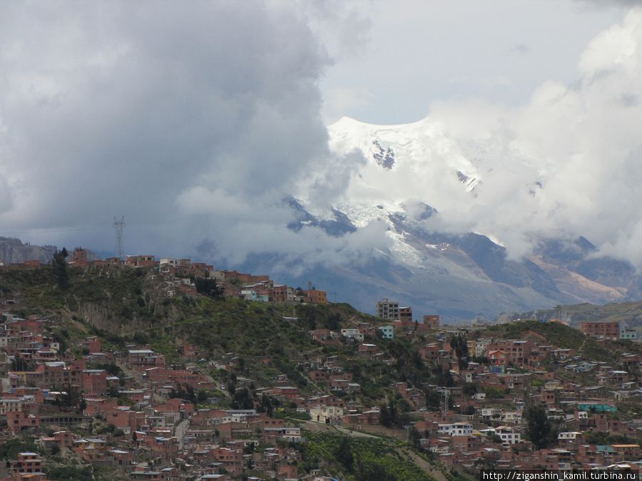 Город в кратере вулкана. Ла-Пас. Боливия. Часть 1