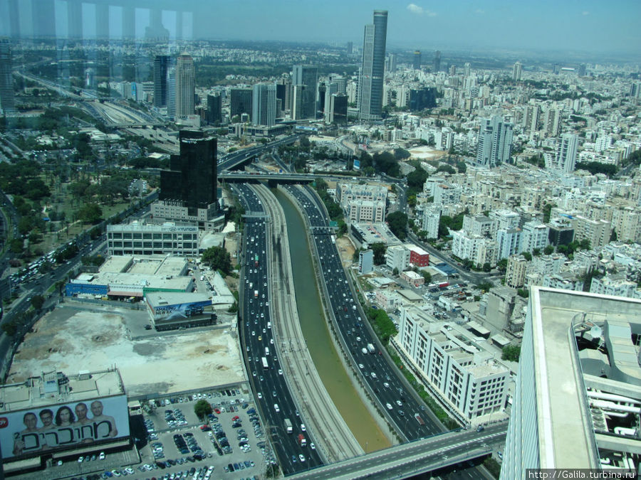 Тель- Авив. Обзор с башни Азриэли и музей искусств Тель-Авив, Израиль