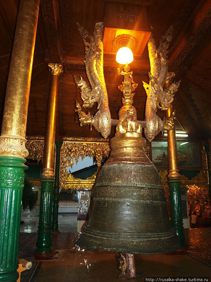 Сокровища Шведагона — колокол Янгон, Мьянма