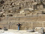 Огромные блоки пирамиды Хефрена