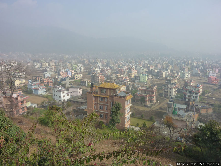 Катманду. Монастырь Тритен Норбутсе.Вид на Катманду Катманду, Непал