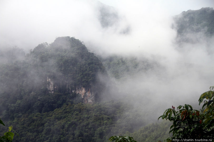 Туман в горах Лаос