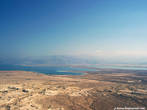 вид с Масады на Мертвое море