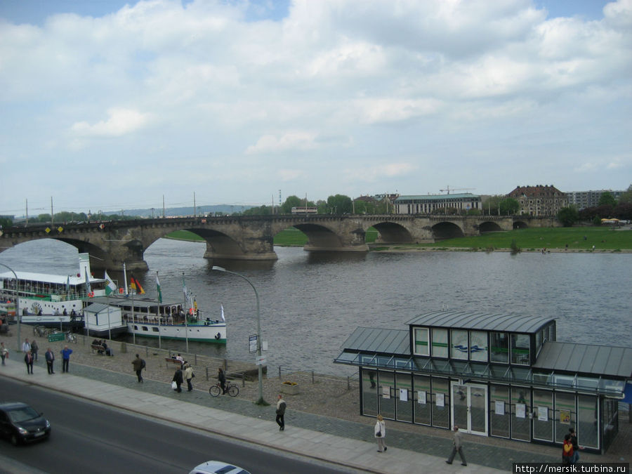 Река Эльба Дрезден, Германия