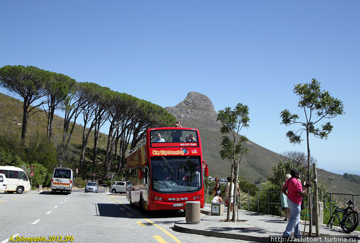 Сюда доходят и городские экскурсии... Кейптаун, ЮАР
