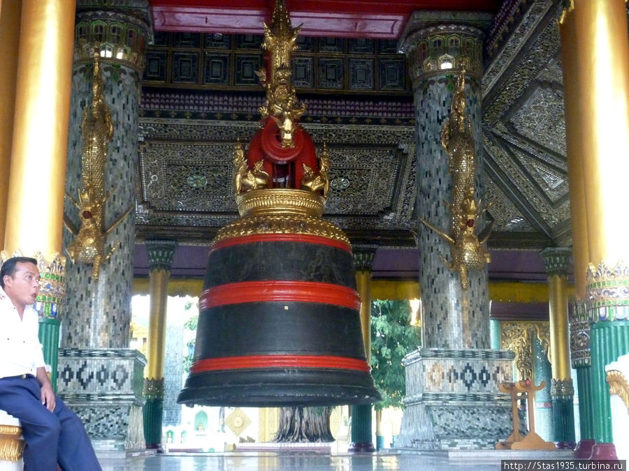 Янгон. Пагода Шведагон. Колокол Маха Тиссади. Янгон, Мьянма