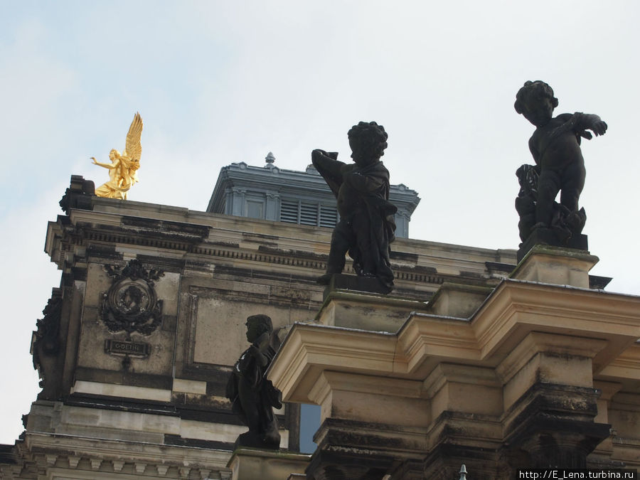 Дрезден в феврале. 2012 г. Дрезден, Германия