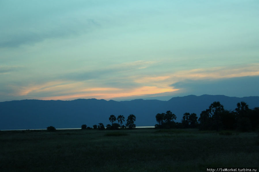 Закат на оз.Виктория Аруша, Танзания