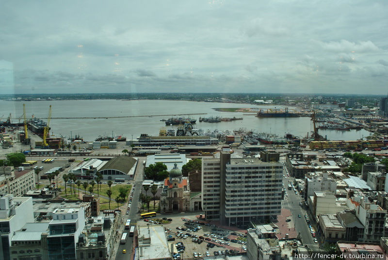Монтевидео с 25 этажа Монтевидео, Уругвай
