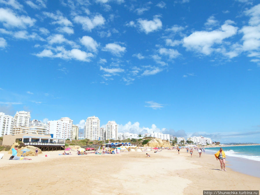 Один необычный день на обычном пляже (воспоминания о лете) Албуфейра, Португалия