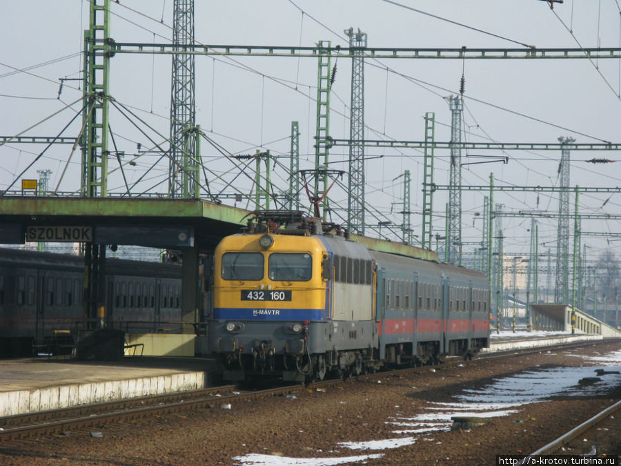 Станция Солнок Венгрия