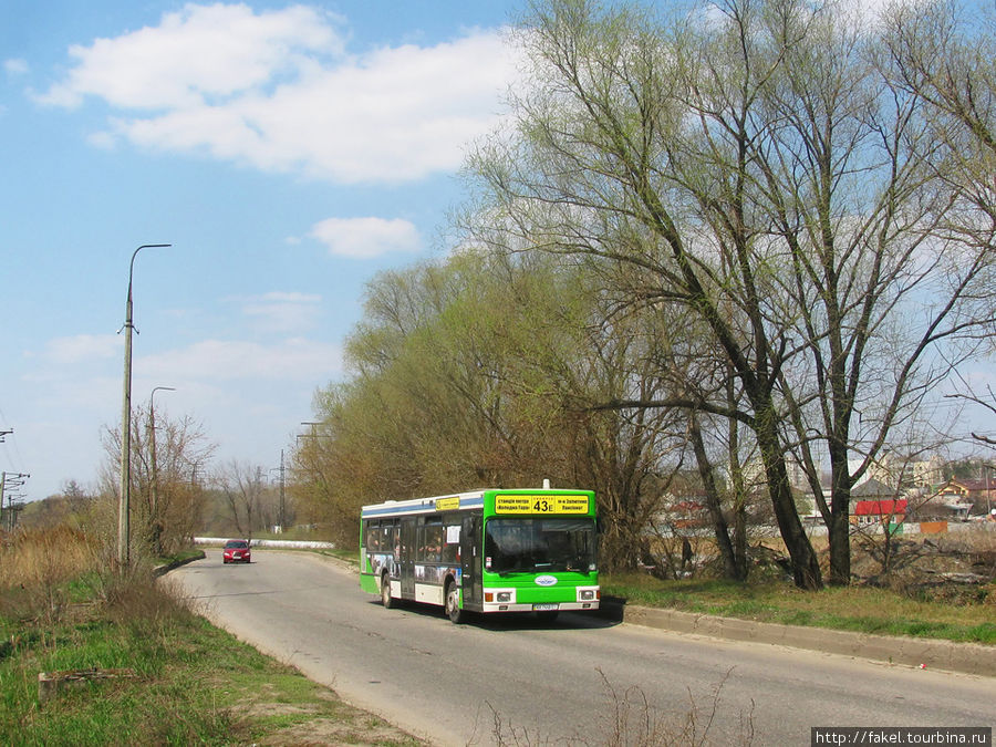 Автобус MAN NL202.2  в Магистральном проезде. Харьков, Украина