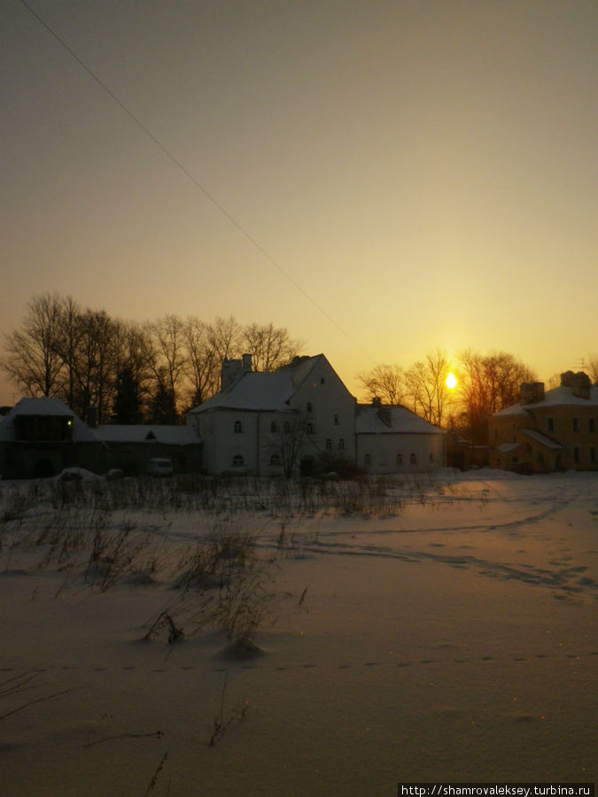 Рассвет над Феодоровским городком Пушкин, Россия
