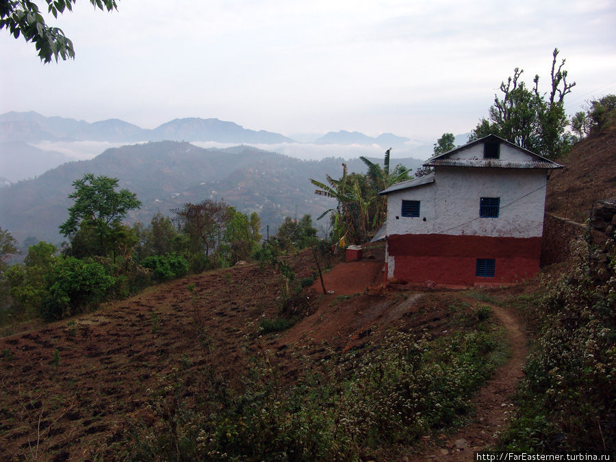 Типичный непальский сельский дом Тансен, Непал