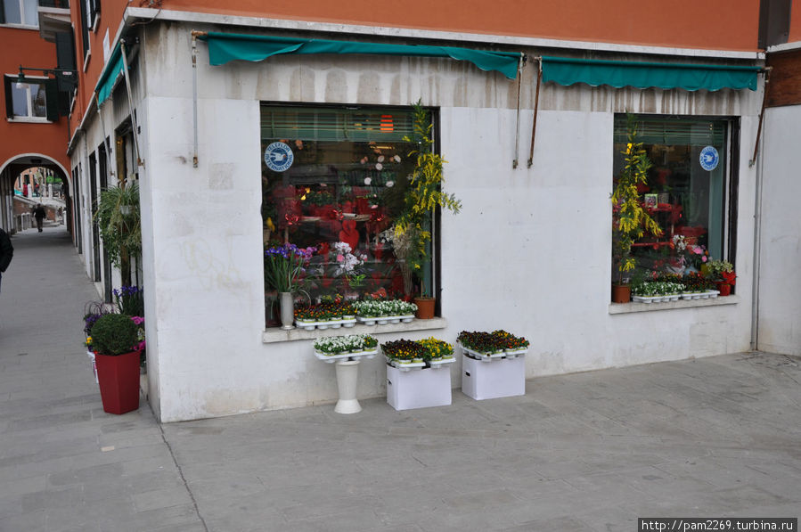 Цветочный магазин. Италия