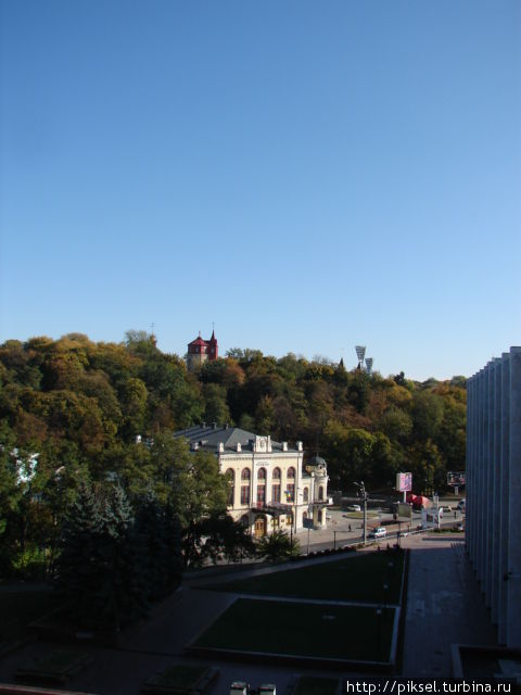 Вид на здание Национальной филармонии Киев, Украина