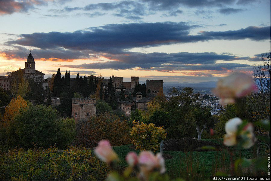 Сады Альгамбры — кусочек рая на земле Гранада, Испания
