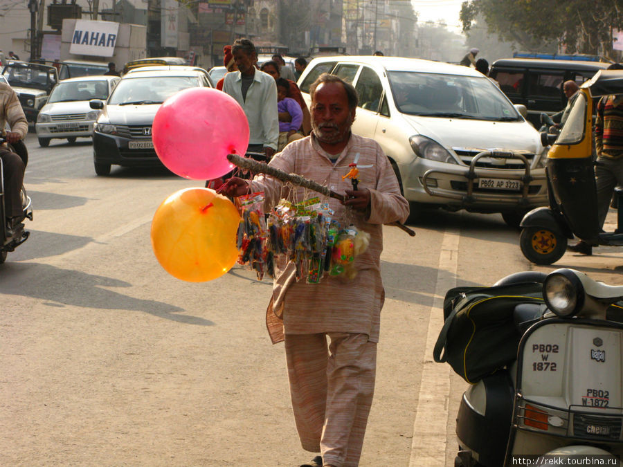 Траффик в Амристаре, штат Пенджаб Индия