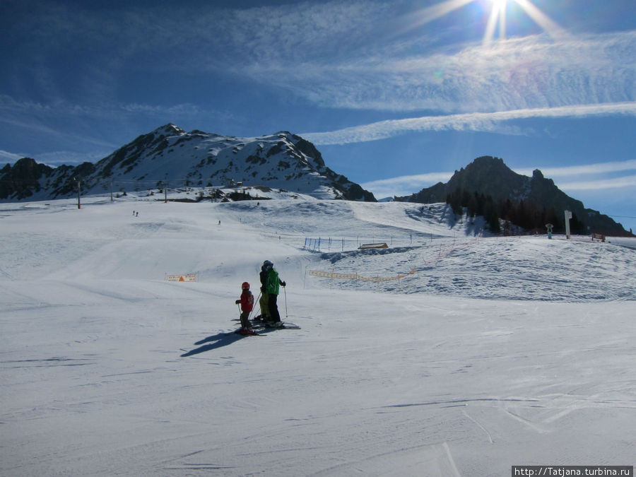 Горнолыжный район катания Paradiski / Les Arcs Ла-Плань, Франция