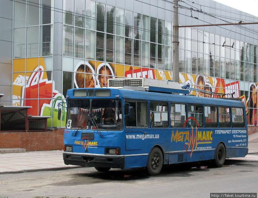 Троллейбус ЛАЗ-52522 на улице Бутомы Николаев, Украина