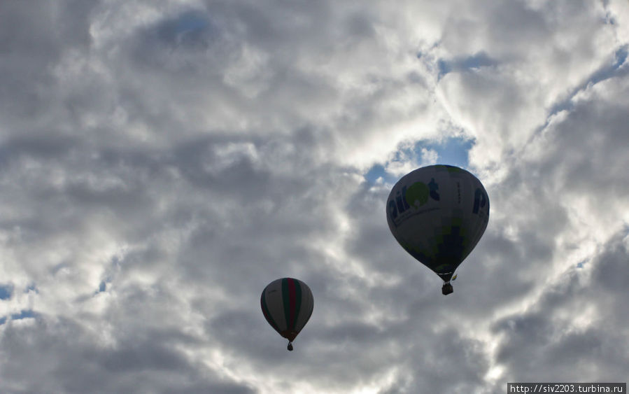 На большом воздушном шаре... Киевская область, Украина