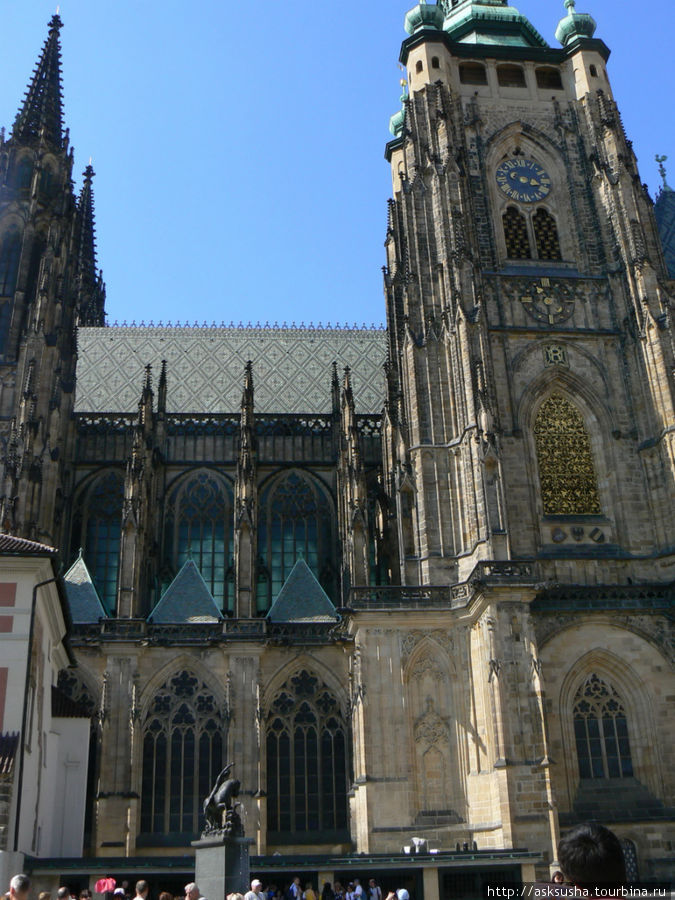 Фасад собора Св.Вита Прага, Чехия