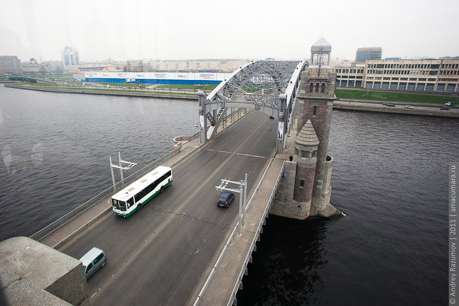 Мост императора Петра Великого Санкт-Петербург, Россия
