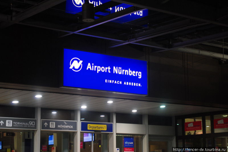Провинциальный аэропорт по-немецки Нюрнберг, Германия