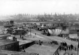 Баку. Вид на Сабунчинские нефтяные промысла. 1905