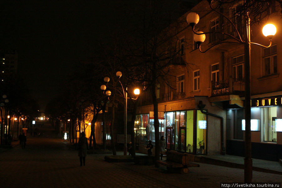 Ночной Шауляй Шауляй, Литва