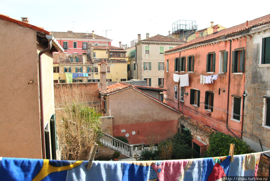 окно в хостеле так полюбившееся мне Венеция, Италия