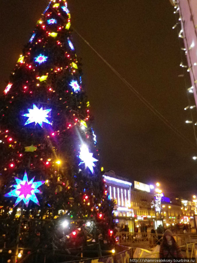 Огоньки бегут по ёлке,
Новый Год уже в пути Санкт-Петербург, Россия