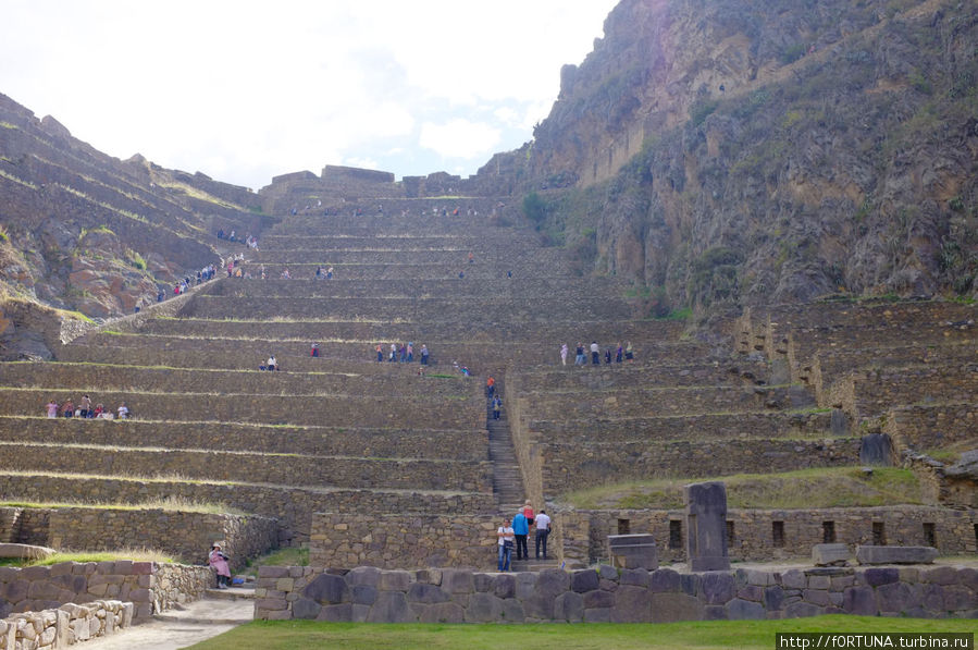 Город в Священной долине Ольянтайтамбо, Перу